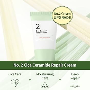 Amazon.com: numbuzin No.2 Cream | Cica Ceramide Repair Cream