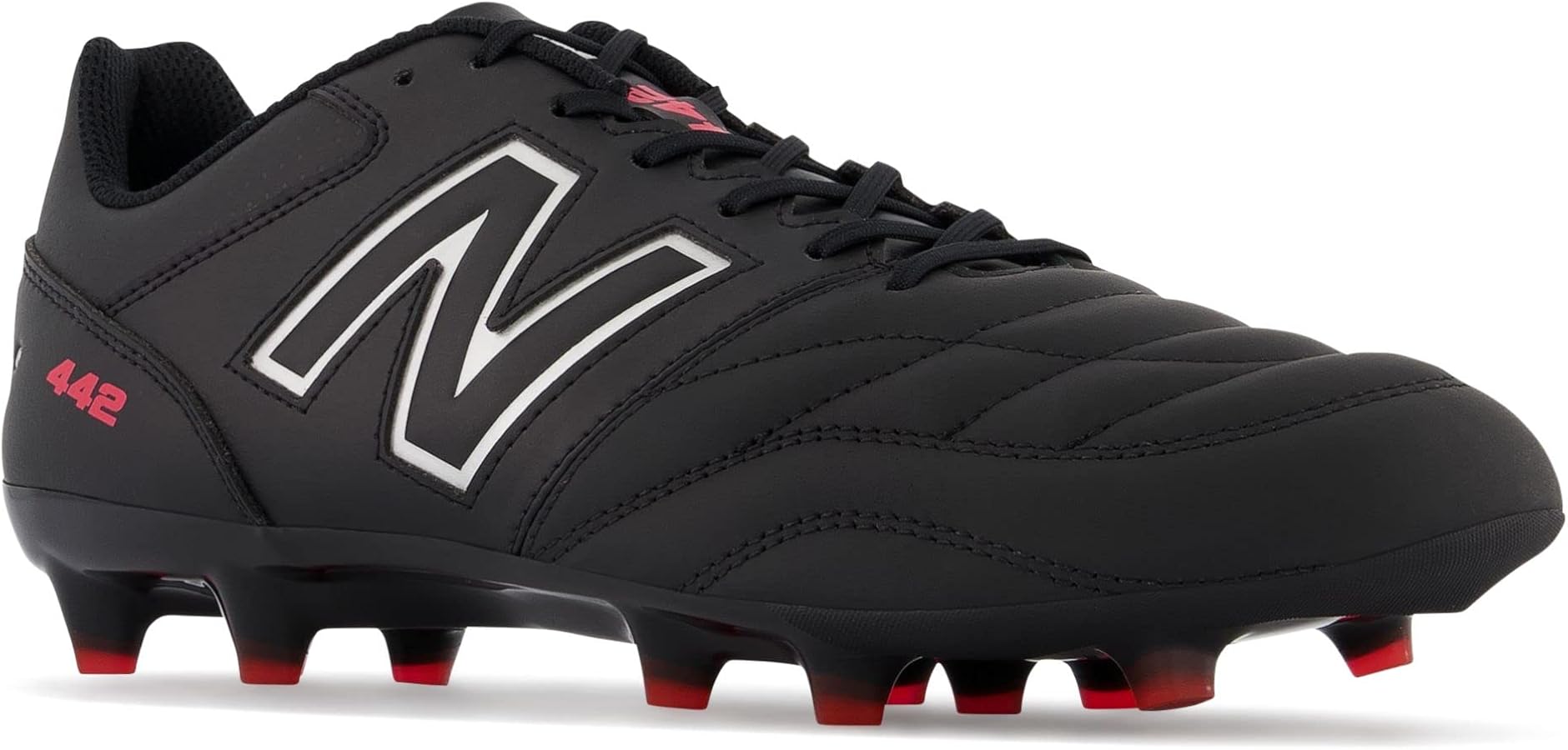 Amazon | New Balance Men's 442 V2 Team FG Soccer Shoe, Black/White