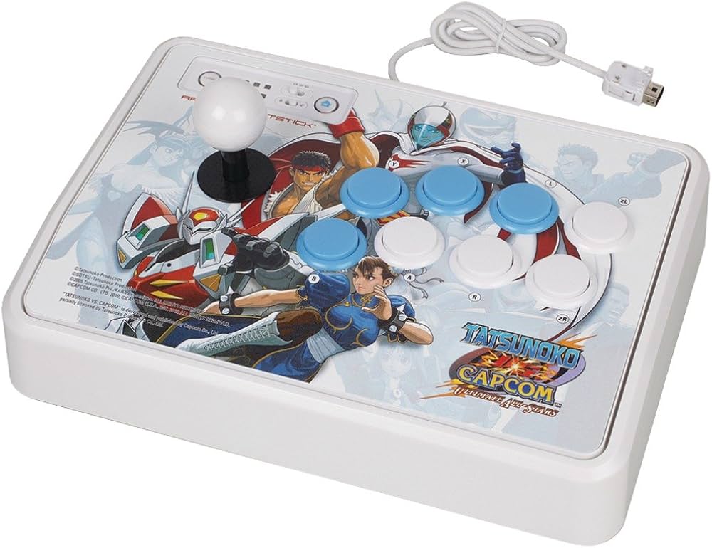 Amazon.com: Wii Tatsunoko vs. Capcom Arcade FightStick : Video Games