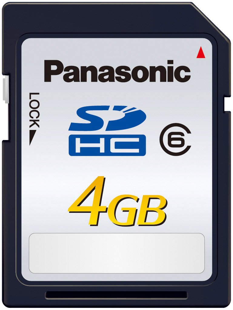Panasonic Class 6 4GB SDHC card : Amazon.co.uk: Computers