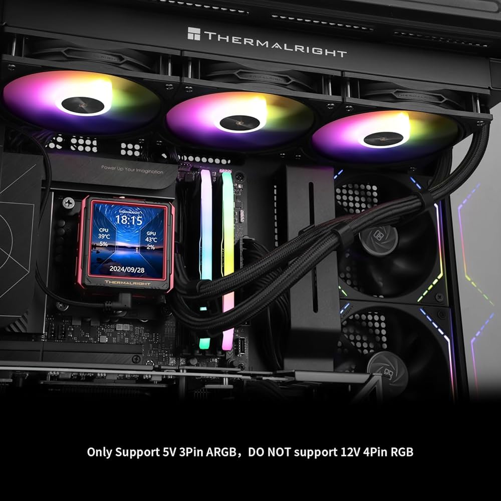 Amazon.com: Thermalright FW360 Ultra ARGB Black CPU AIO Cooler,PC