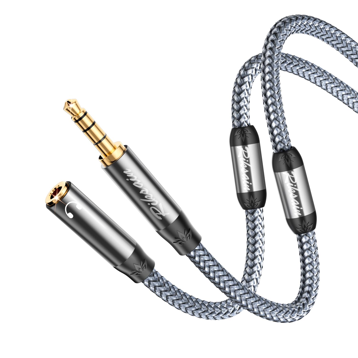 Amazon | RIKSOIN 4極ヘッドホン延長ケーブル(1.2m) マグネットループ