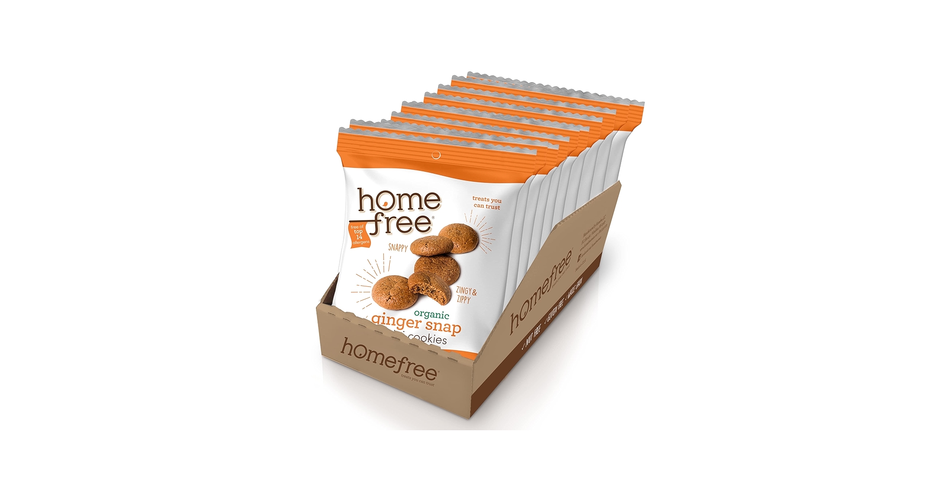 Amazon.com : Homefree Mini Ginger Snap Cookies, Organic, Gluten