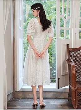 Amazon.co.jp: パーティードレス 結婚式 ワンピース フォーマル レース