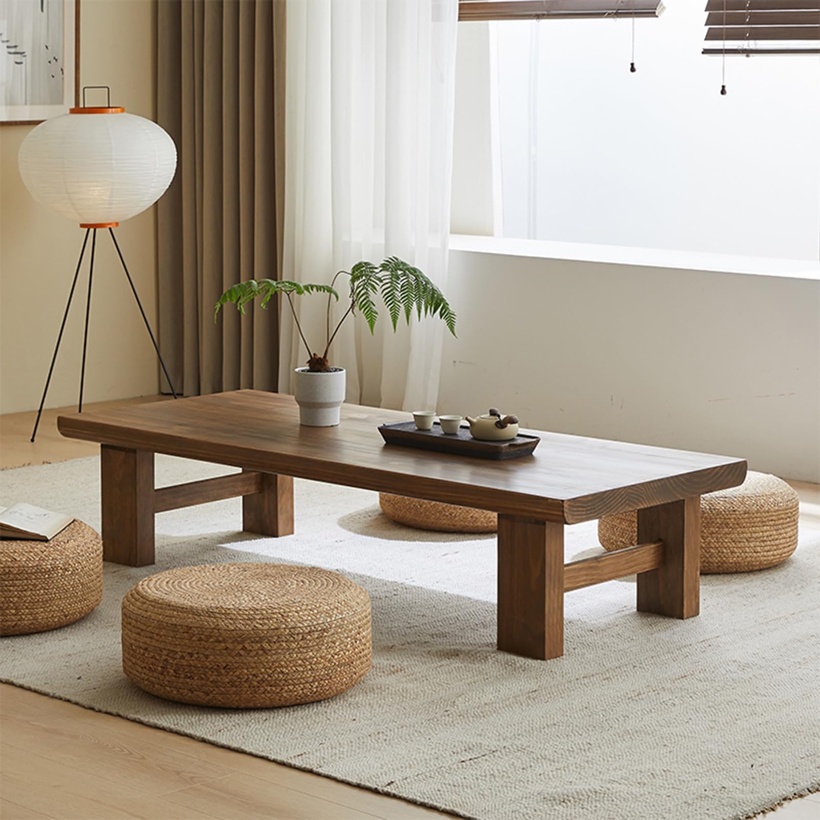 Low Height Coffee Table, Modern Low Coffee Table, Japanese Table