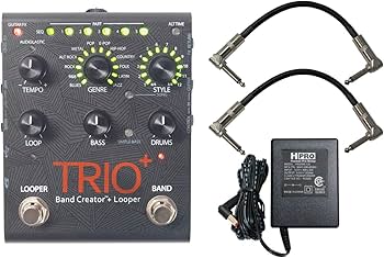 Amazon.com: Digitech Trio+ Band Creator + Looper con cables de