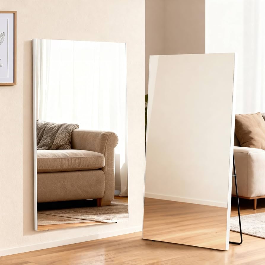 Amazon.co.jp: BRIVUE 割れない鏡 1枚3役 姿見 壁掛け 立て掛け