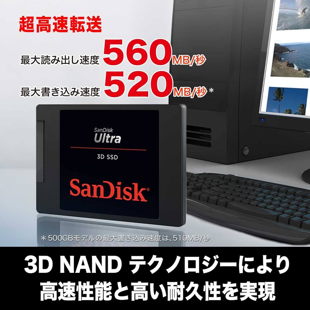 Amazon | 【 サンディスク 正規品 】 SanDisk サンディスク 内蔵 SSD
