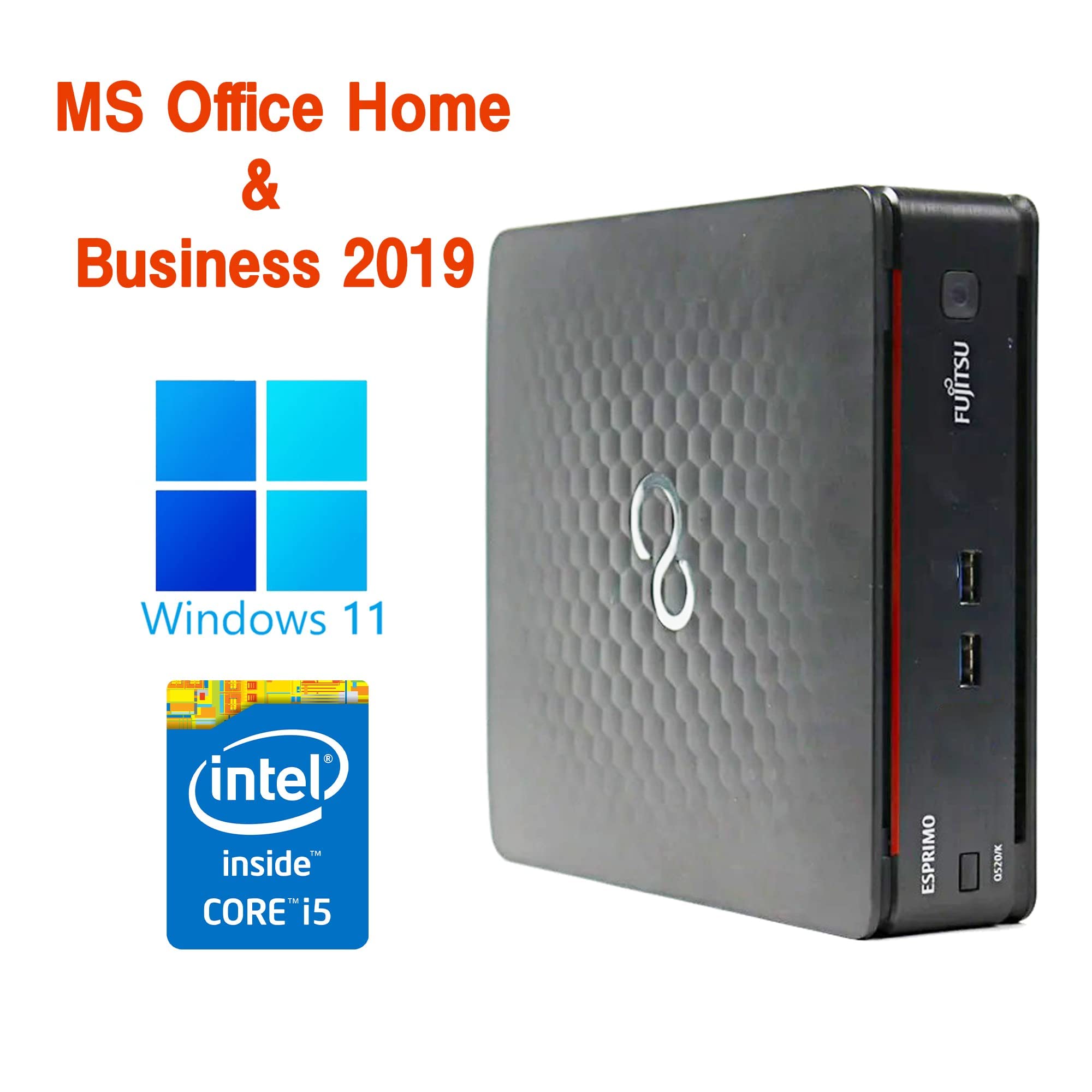 Amazon.co.jp: 【整備済み品】富士通 ミニPC Q558/i3-9100T/Win11 Pro