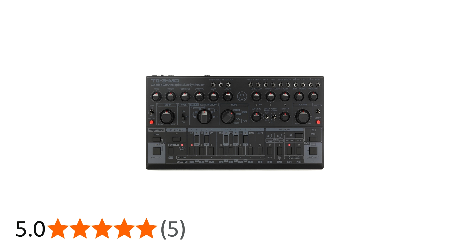 Amazon | Behringer TD-3-MO-BK アナログベースラインシンセサイザー