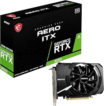 Amazon | MSI GeForce RTX 3050 AERO ITX 8G OC グラフィックスボード