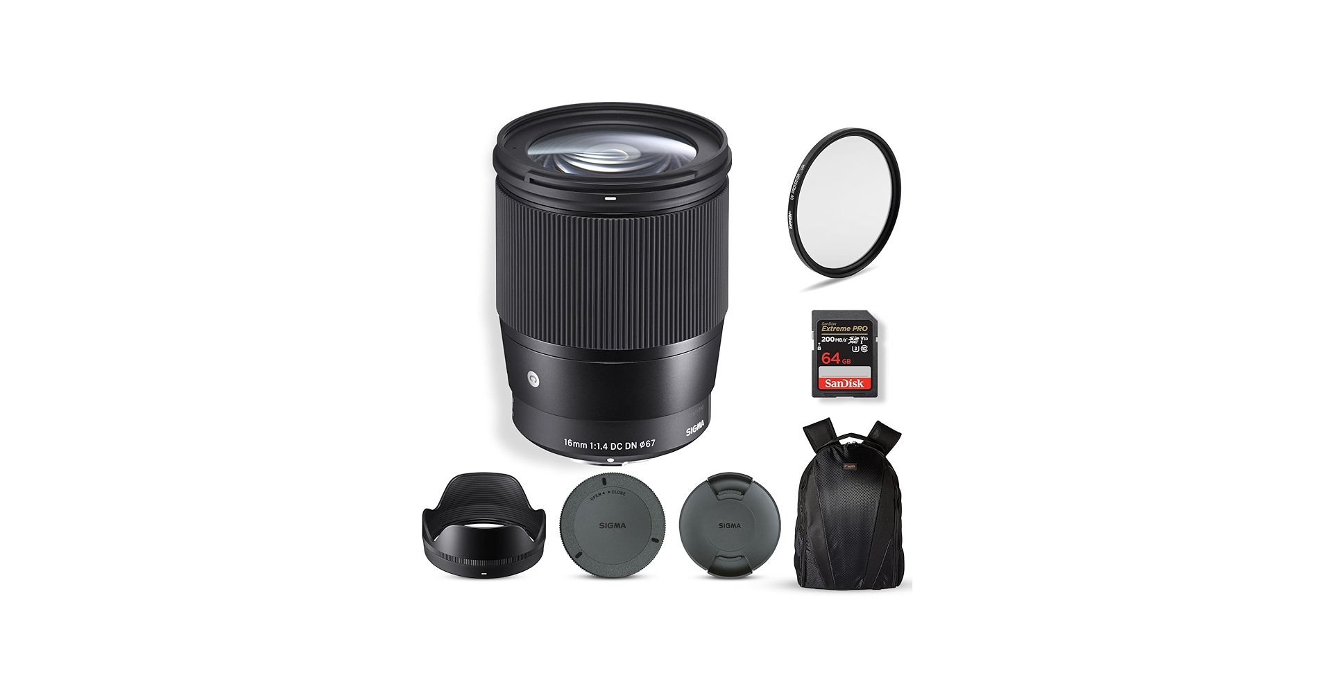 Amazon.com : Sigma 16mm f/1.4 DC DN Contemporary Lens for Sony E