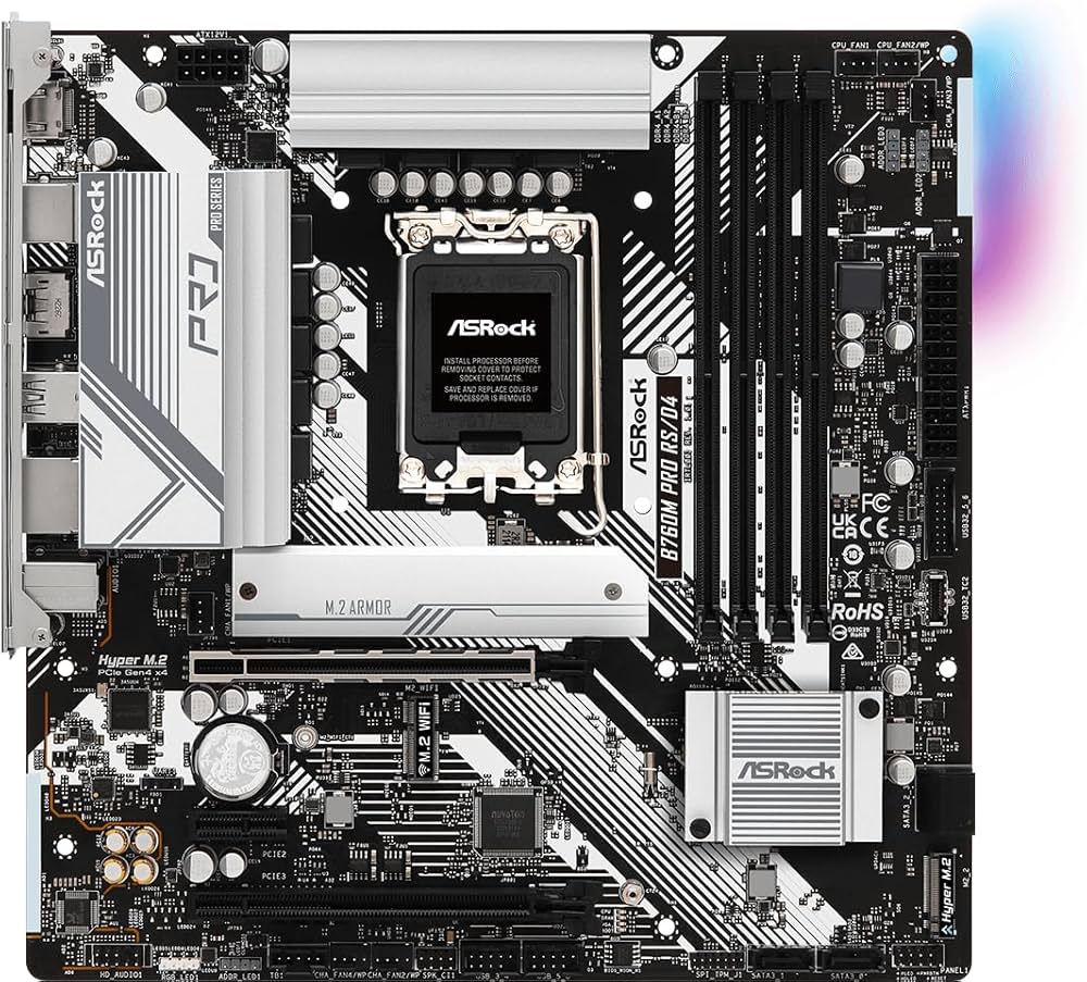 Amazon.co.jp: ASRock Motherboard, B760M Pro RS/D4, Intel 12th and