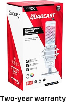 Amazon.co.jp: HyperX QuadCast S スタンドアロンマイク RGB