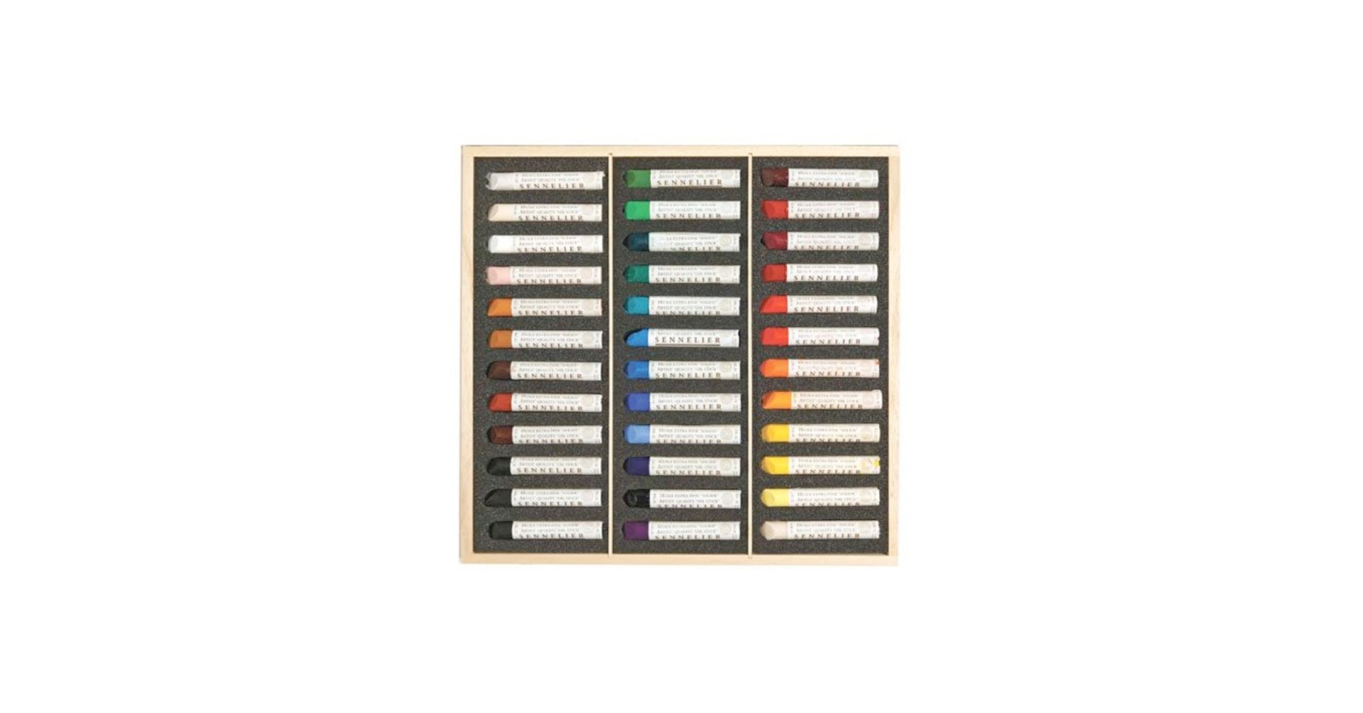 Amazon.com: SENNELIER Artist Oil Sticks Wood Box Set/36 : Arts
