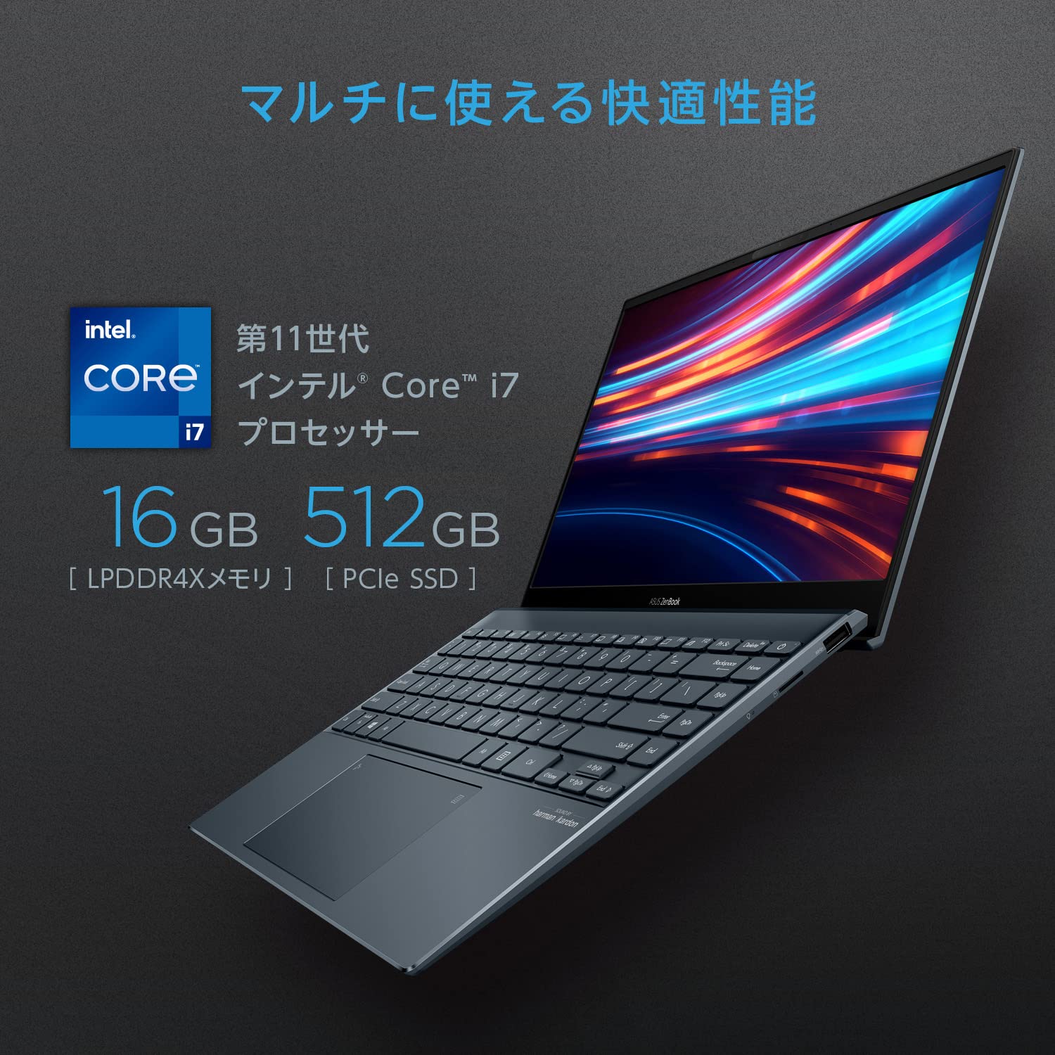 Amazon.co.jp: ASUS Zenbook 13 OLED UX325EA Laptop (Core i7-1165G7
