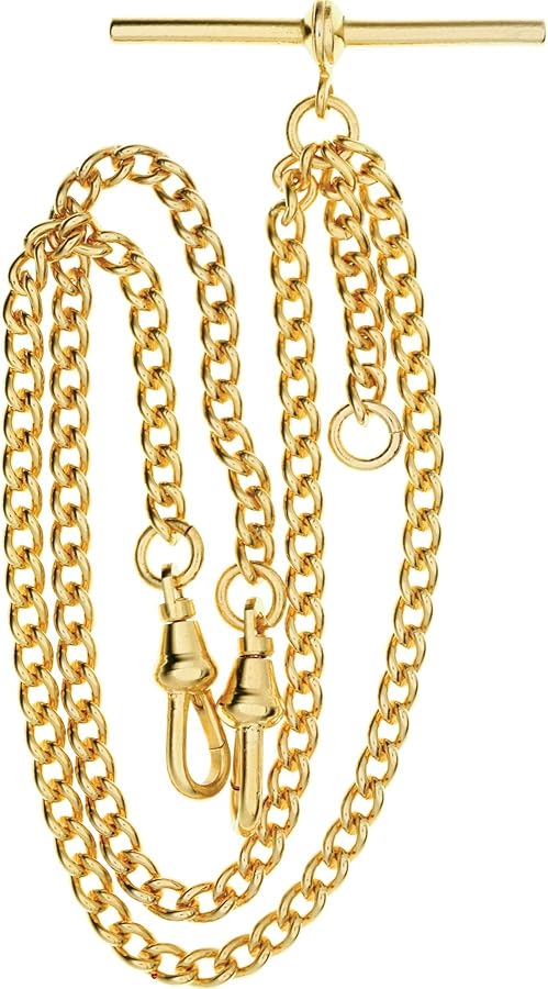 Amazon.com: Double Albert Chain for Pocket Watch - Finished in