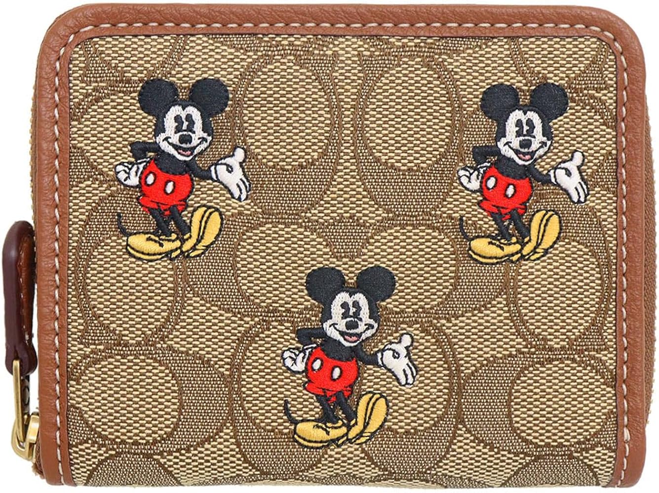 Amazon | [コーチ] 財布(二つ折り財布) FCN035 CN035 カーキ×レッド