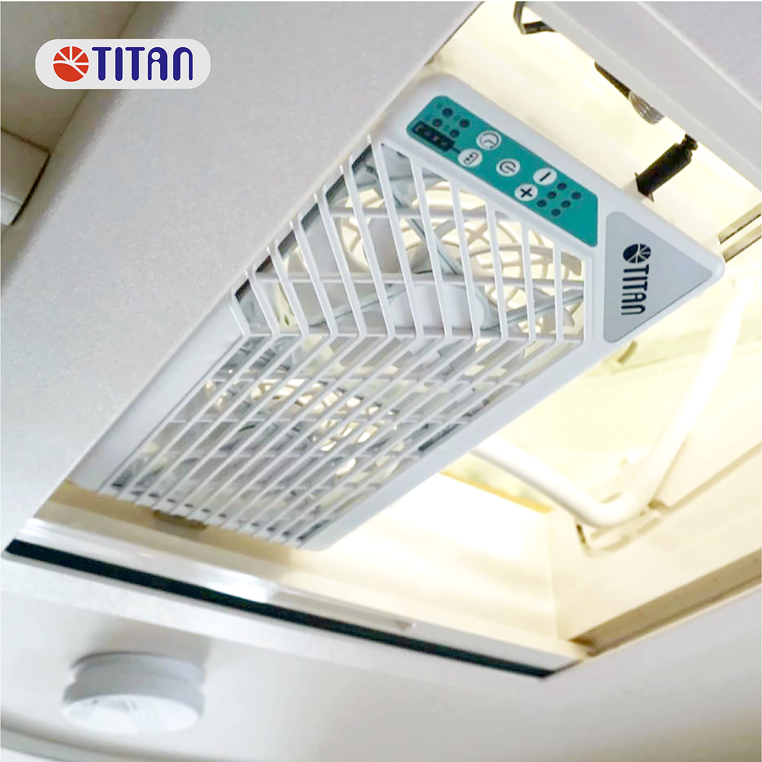 Amazon.com: TITAN Silent Roof Fan 12V DC 140mm Double Reversible