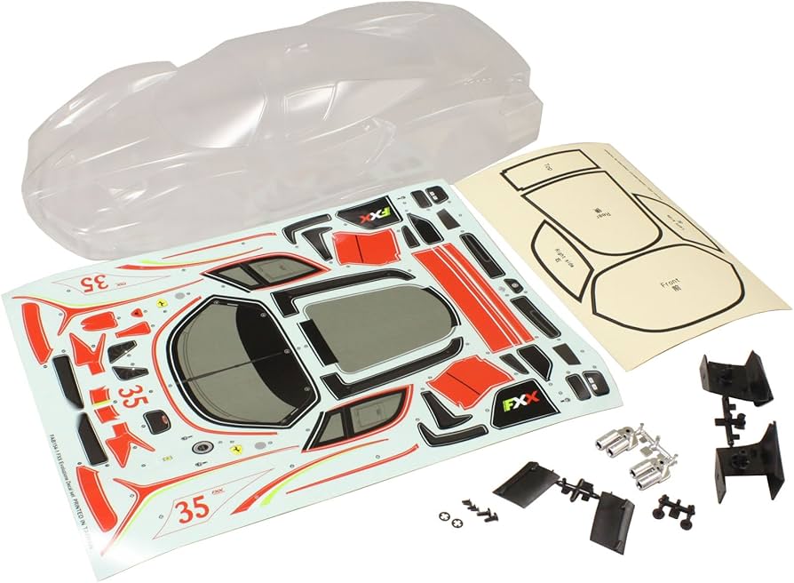 Amazon.co.jp: 京商 Ferrari FXX クリアボデイセット ラジコン用パーツ