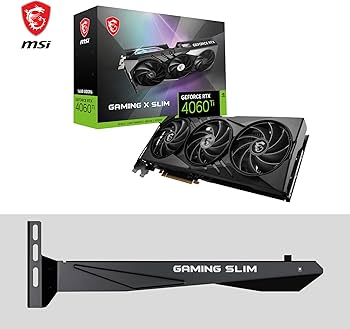 Amazon.com: MSI GeForce RTX 4060 Ti Gaming X Slim 16G Graphics