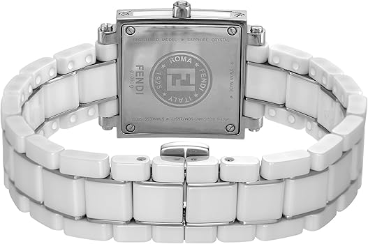 Amazon.co.jp: [フェンディ] 腕時計 CERAMIC ホワイトパール文字盤