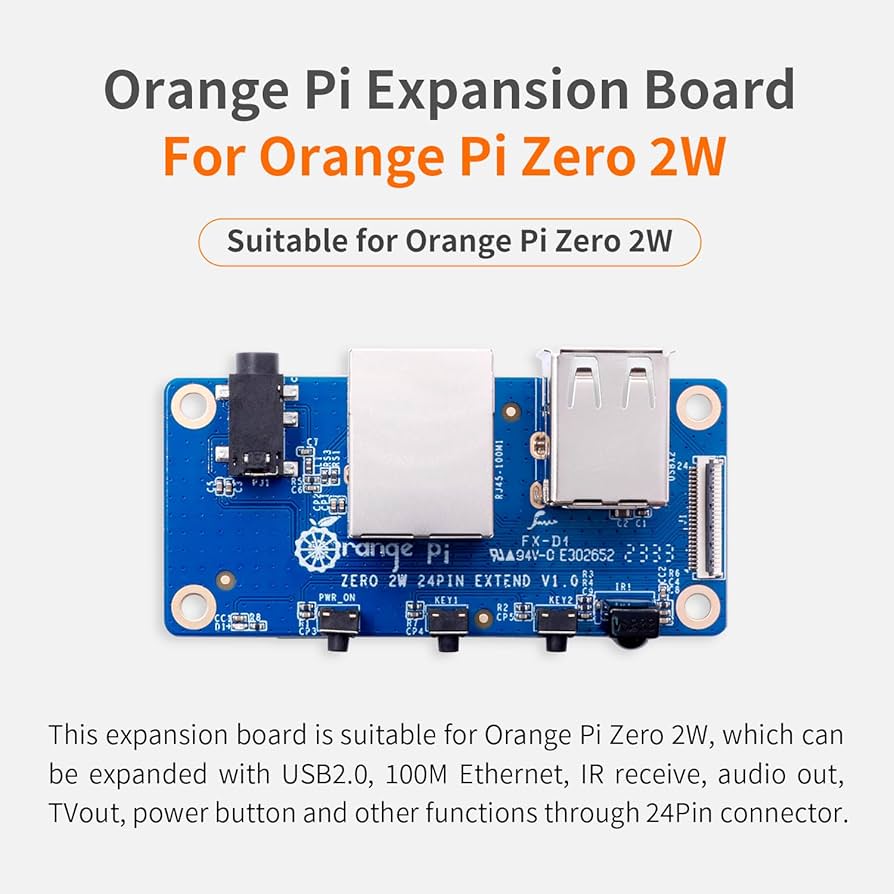 Amazon.com: Orange Pi Zero 2W Expansion Board, 24Pin Connector