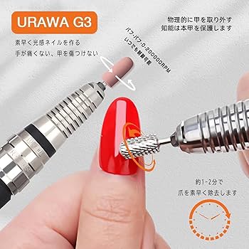 Amazon.co.jp: ネイルマシン ウラワ-G3浦和 プロ用 ネイルマシーン