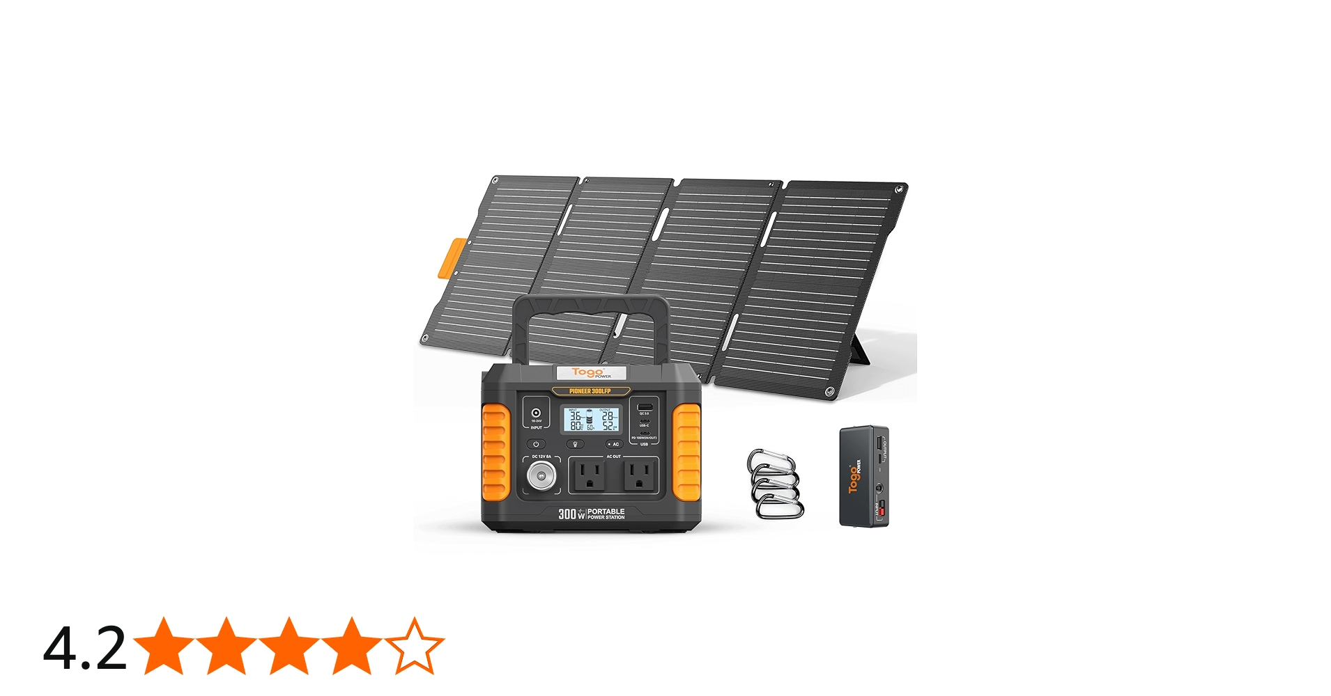 Amazon.co.jp: Togo Power ポータブル電源 ソーラーパネル セット 小型