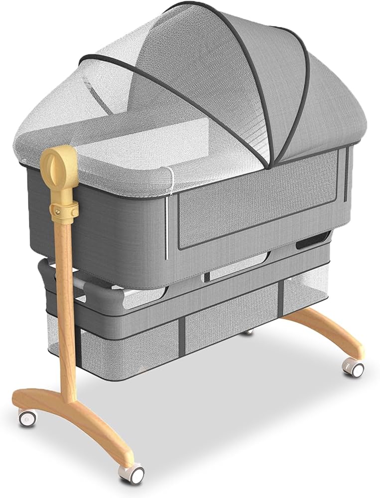 Amazon.co.jp: 【2025年新モデル】ベビーベッド 添い寝ベッド ゆりかご