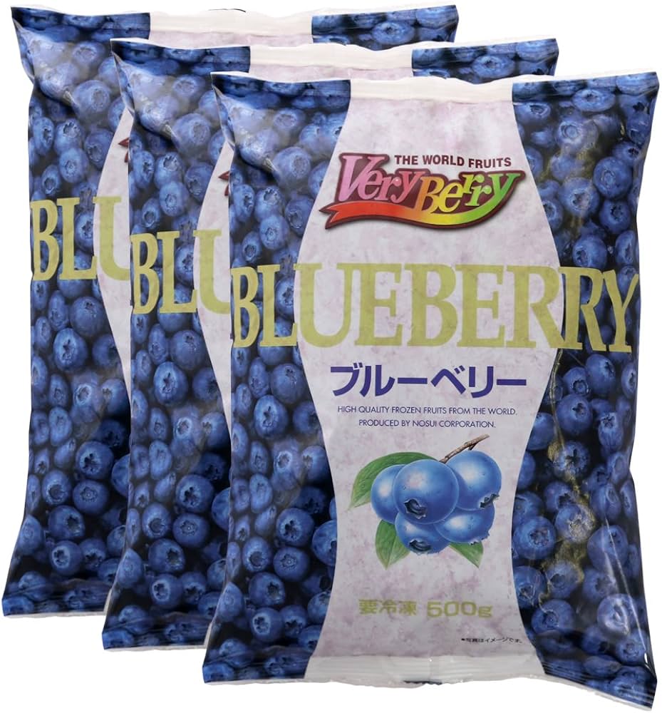 Amazon | 【冷凍】 業務用 フルーツ VeryBerry 冷凍 ブルーベリー 500g