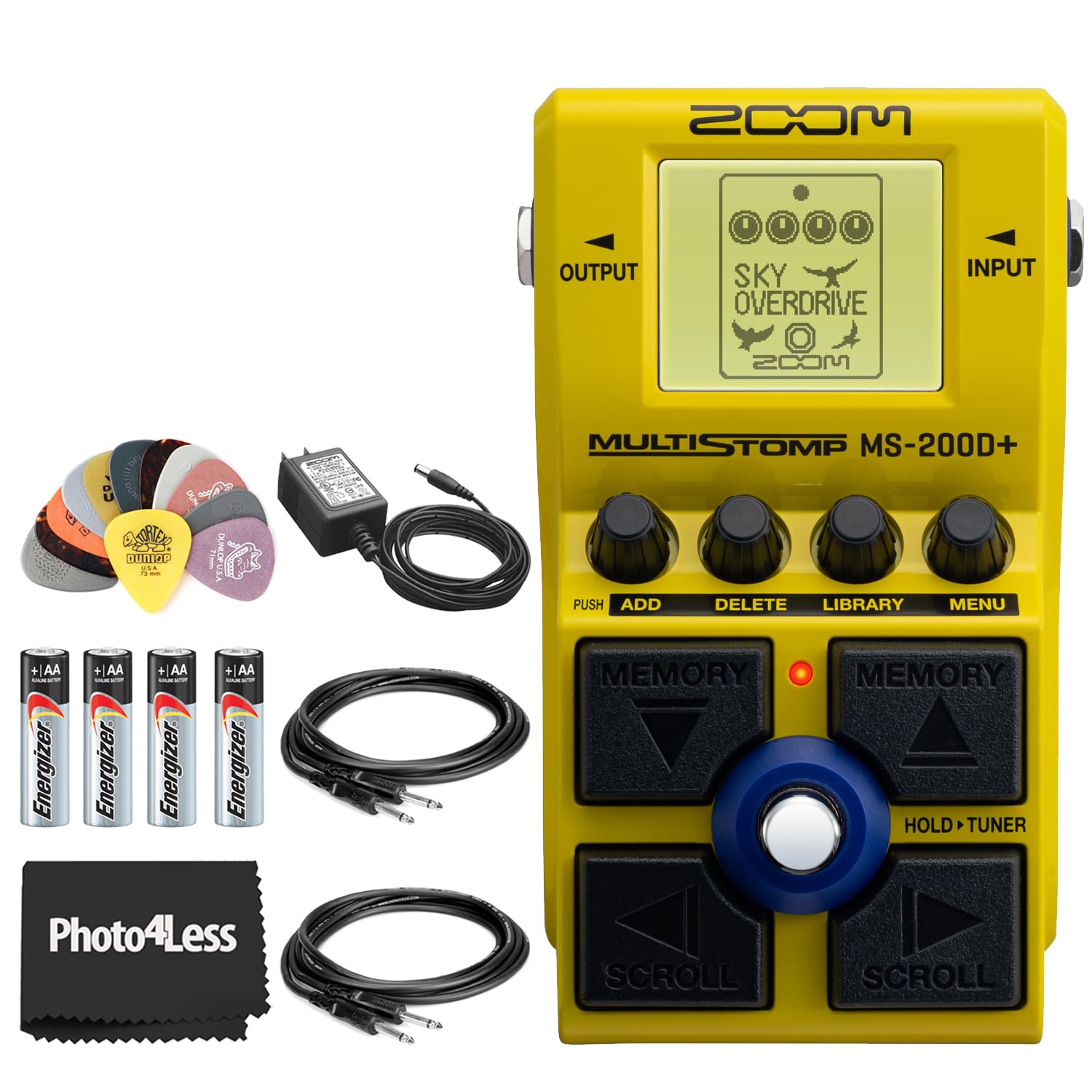 Amazon.com: Zoom MS-200D+ Multistomp Drive Pedal Bundle with Zoom