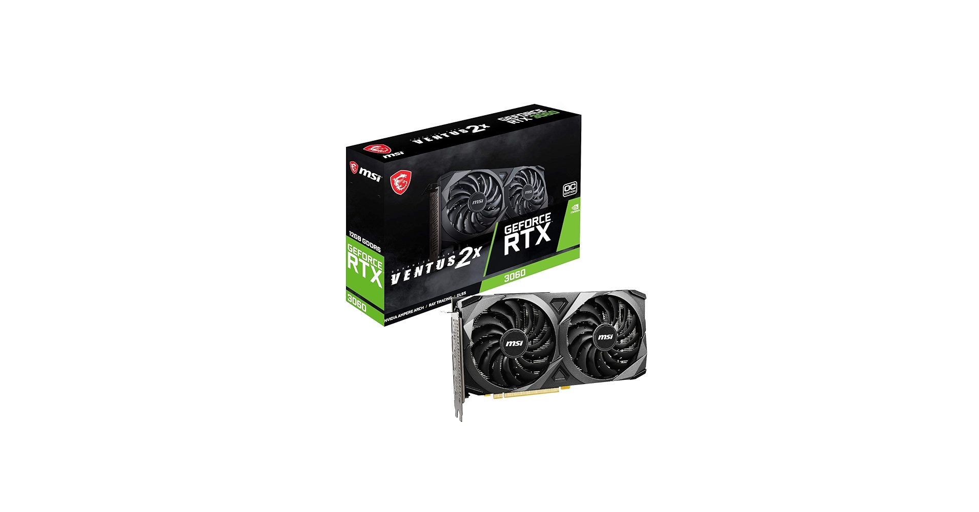 Amazon.com: MSI Gaming GeForce RTX 3060 12GB 15 Gbps GDRR6 192-Bit