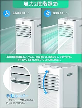 Amazon | 【工事不要】スポットクーラー スポットエアコン 移動式