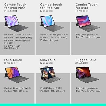 Amazon.com: Logitech Combo Touch iPad Air 11-inch (M2 & M3), iPad