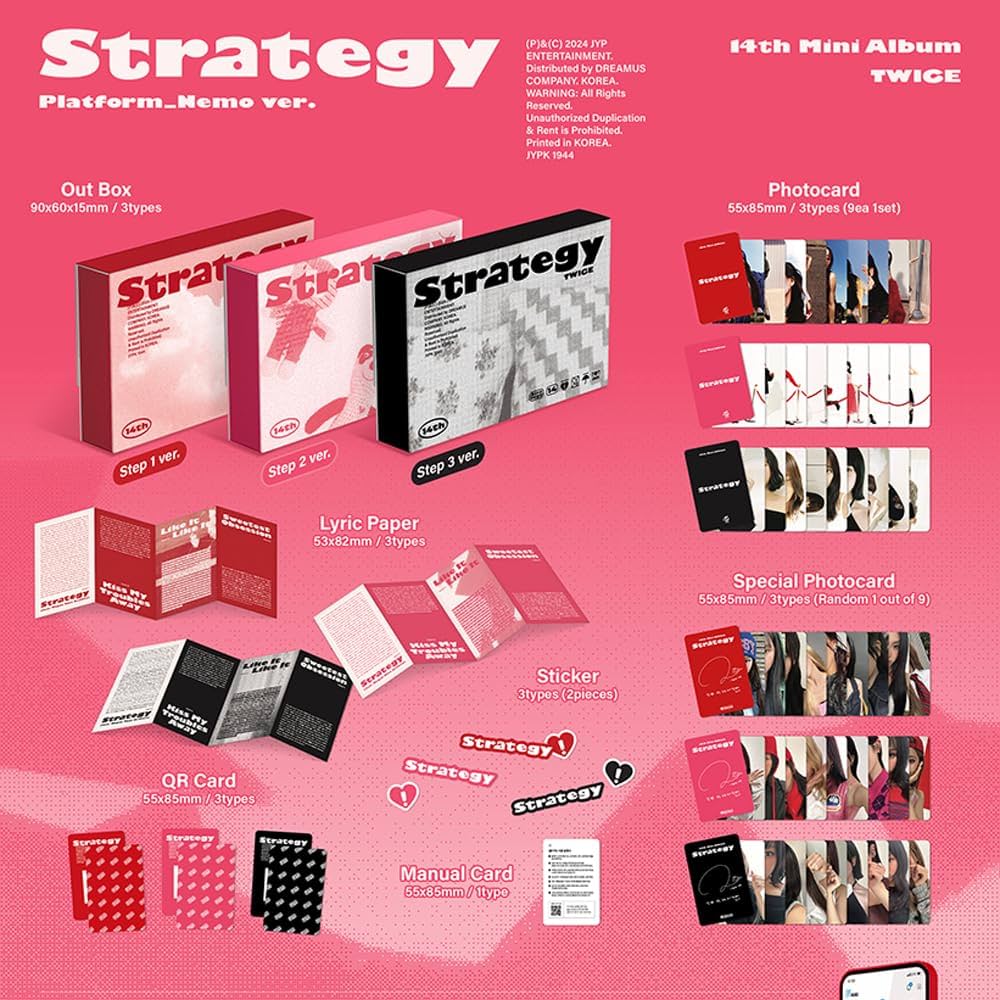 Amazon.co.jp: TWICE - 14th Mini album [STRATEGY] (PLATFORM_NEMO