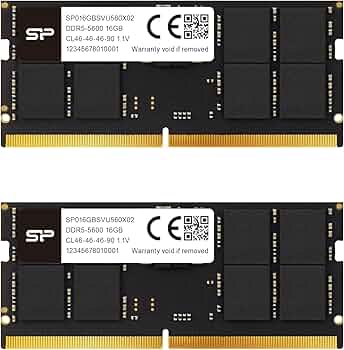 Amazon.co.jp: シリコンパワー DDR5 32GB キット (16GB x 2) 5600MHz
