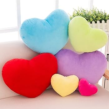 Amazon.co.jp: cici store 20cm ハート型装飾用クッション
