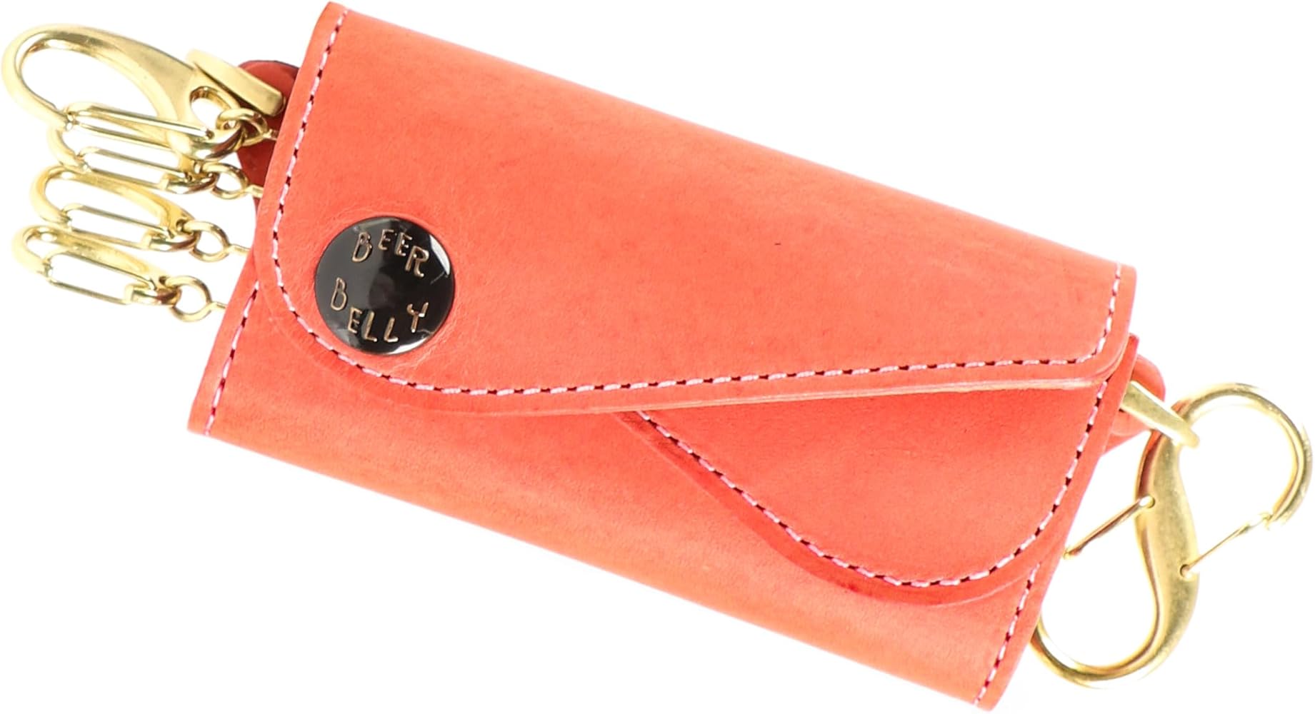 Amazon.co.jp: [BEERBELLY] キーケース ダブルフラップキーケース