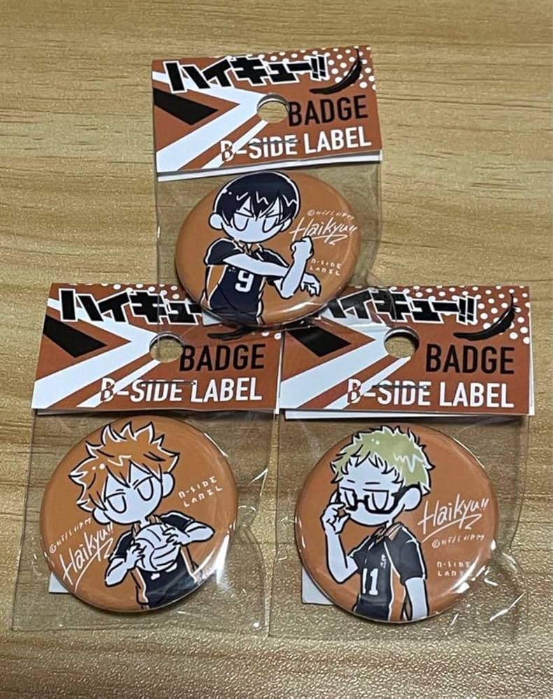 Amazon.co.jp: ハイキュー ミニ缶バッジ 小缶バッジ 日向翔陽 影山飛雄
