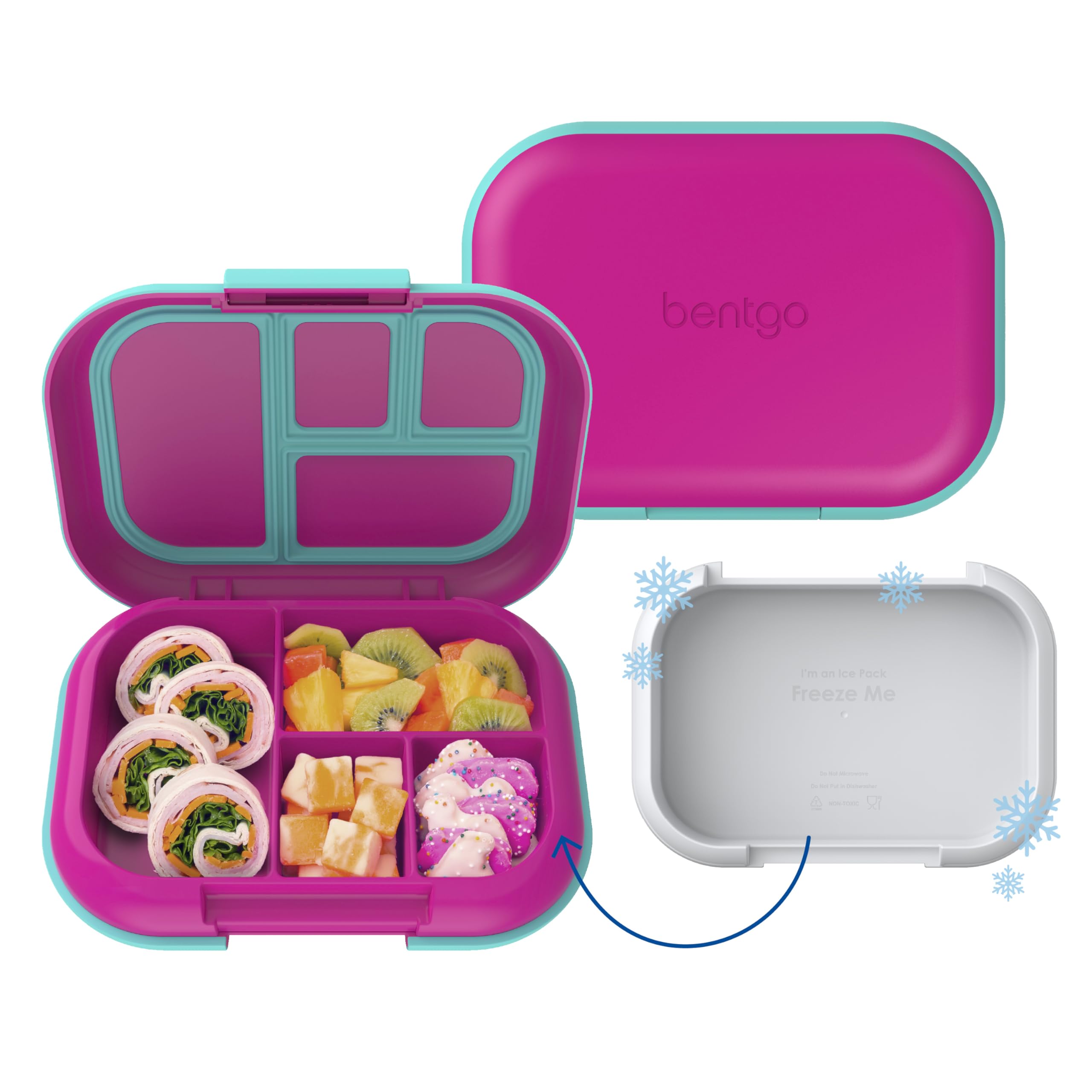 Amazon｜Bentgo Kids Chill Lunch Box - Leak-Proof Bento Box with