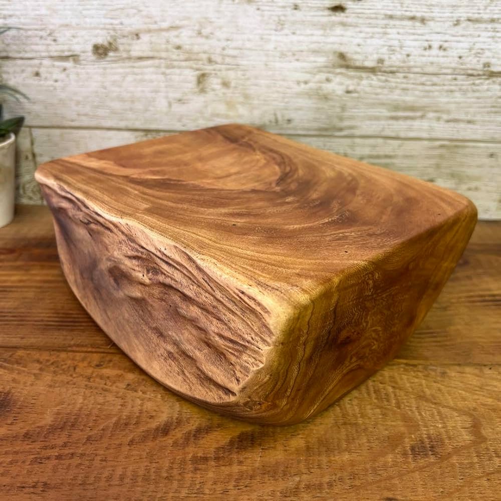 Amazon.co.jp: ミニ一枚板（欅） ディスプレイ台 ミニテーブル 置物