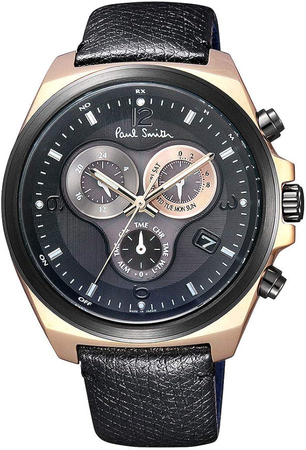 Amazon.co.jp: Paul Smith ポールスミス 電波ソーラー 腕時計 クロノ
