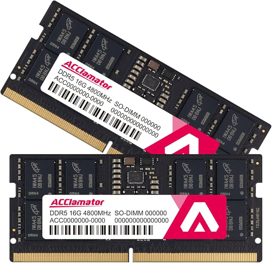 Amazon.co.jp: DDR5 32GB (16GBx2) 4800MHz ノートPC用メモリ (PC5