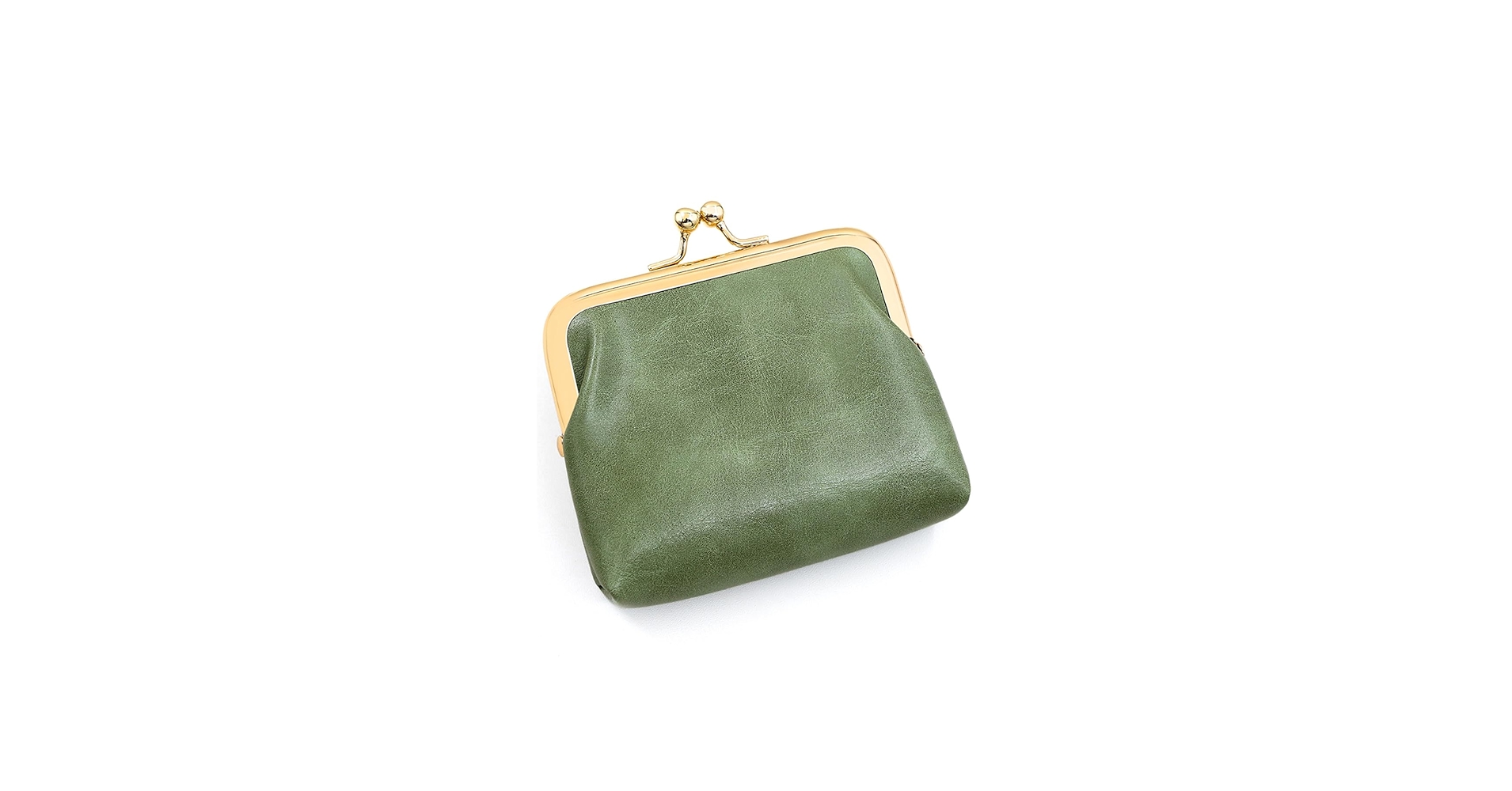 SENCCO Women's Small Coin Purse, Vintage PU Leather Change Purse