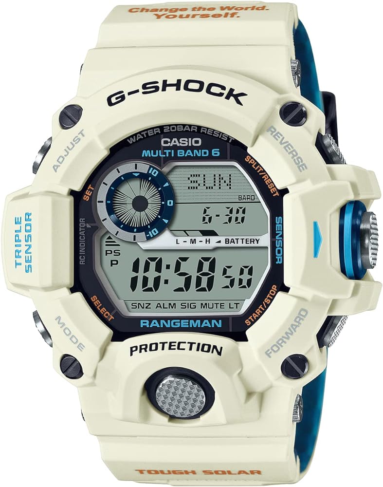 Amazon.com: Casio G-Shock Rangeman GW-9408KJ-7JR Love The Sea