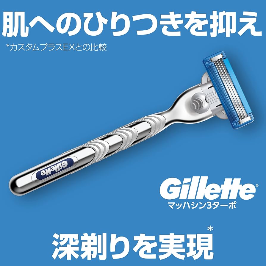 Amazon.co.jp: Gillette ジレット マッハシンスリーターボ 髭剃り