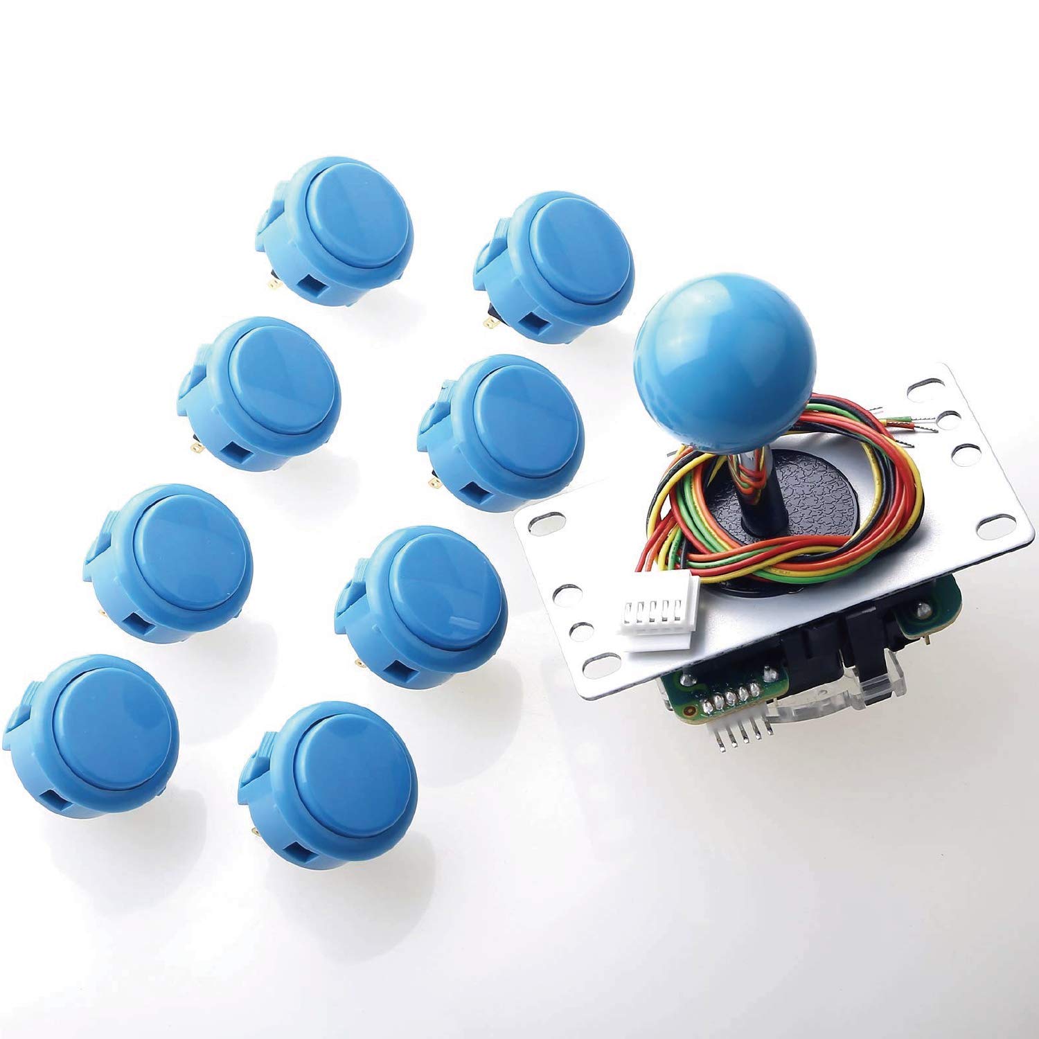 Amazon.com: Sanwa JLF-TP-8YT Joystick + Sanwa 8 pcs OBSF-30 Push