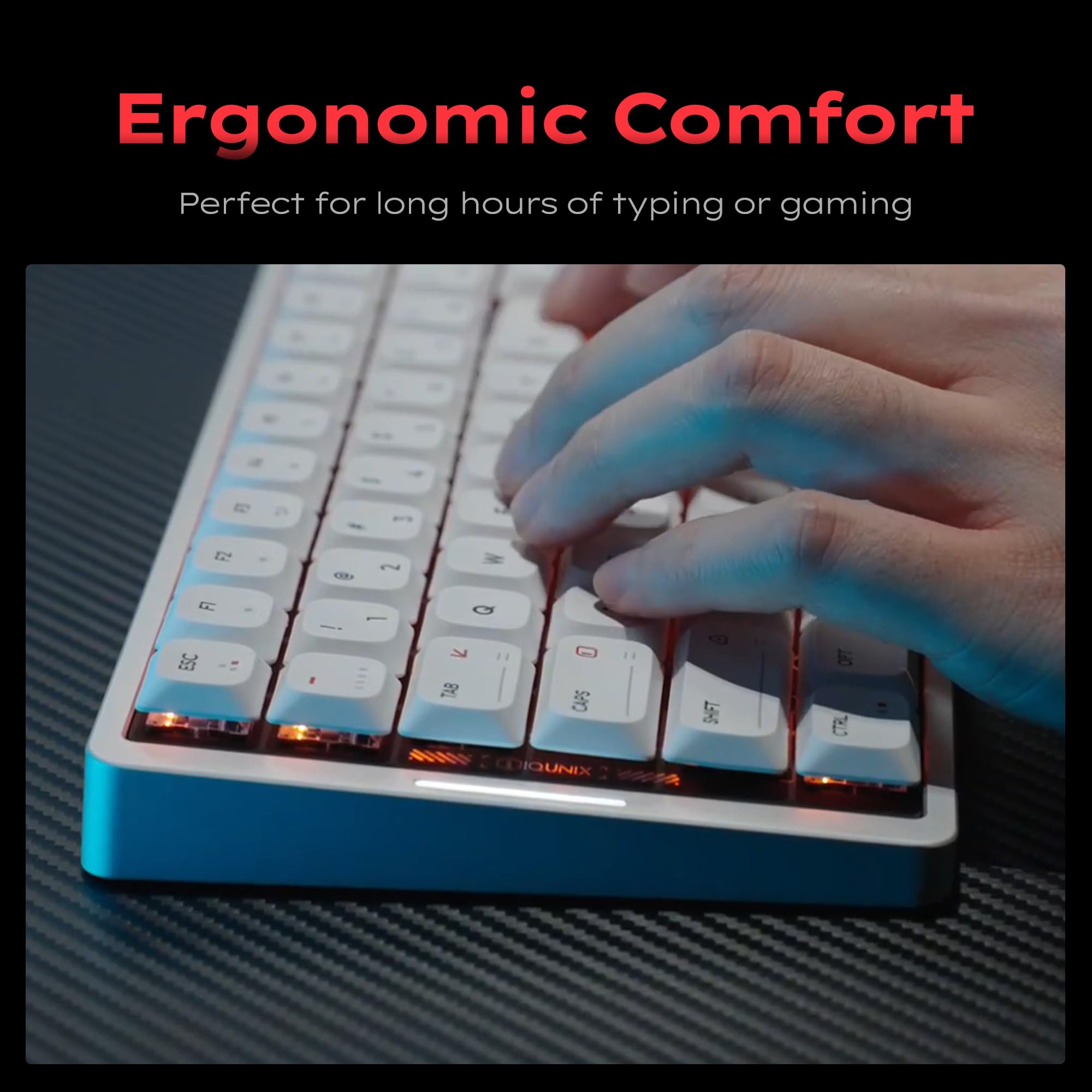 Amazon | IQUNIX MQ80 ロープロファイルメカニカルキーボード 75%フル