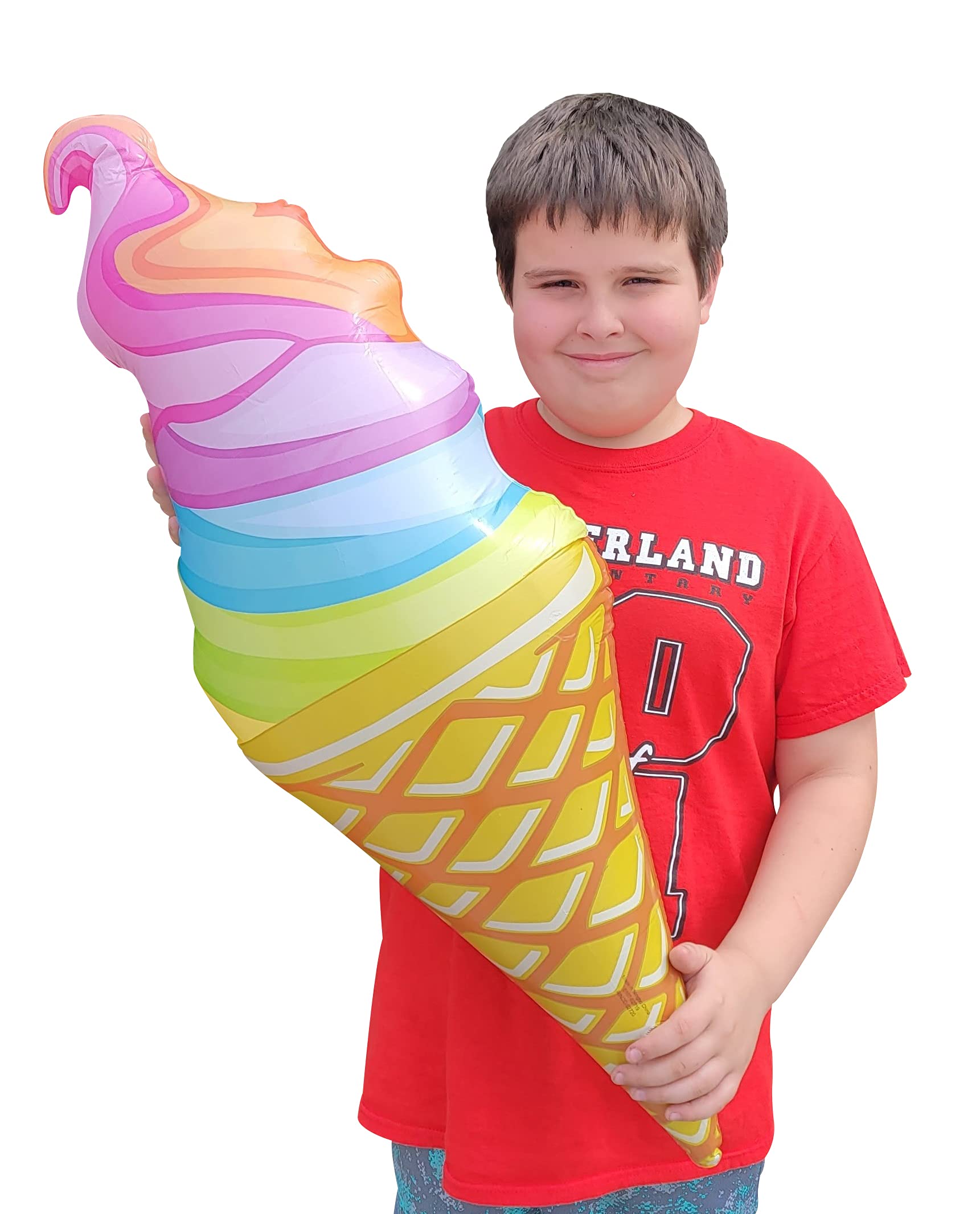 Amazon.com: Zugar Land Rainbow Ice Cream Cone Inflates (33